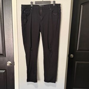 KanCan Black Skinny Distressed Jeans